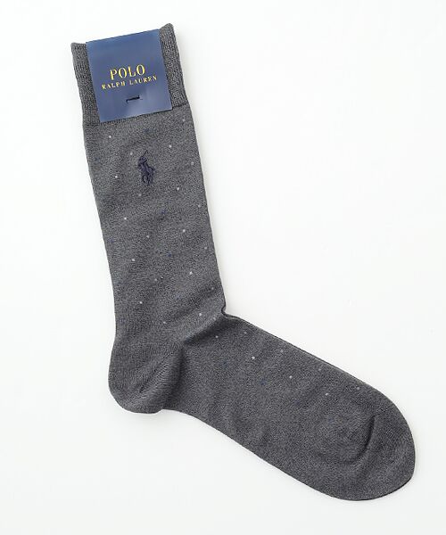 POLO RALPH LAUREN SOCKS / ポロラルフローレンソックス ソックス | ドット（チャコール）