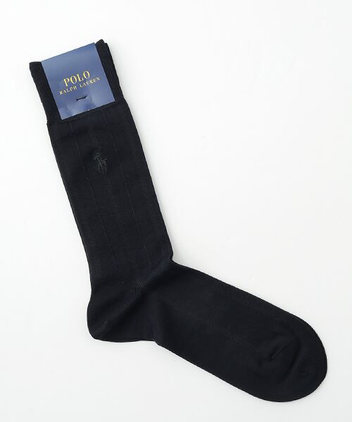 POLO RALPH LAUREN SOCKS / ポロラルフローレンソックス ソックス | タック＆スパイラル（ブラック）