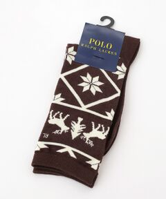 POLO RALPH LAUREN SOCKS / ポロラルフローレンソックス ソックス | ALLOVER SNOW FLAKE