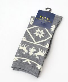 POLO RALPH LAUREN SOCKS / ポロラルフローレンソックス ソックス | ALLOVER SNOW FLAKE