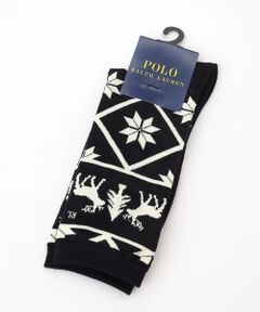 POLO RALPH LAUREN SOCKS / ポロラルフローレンソックス ソックス | ALLOVER SNOW FLAKE