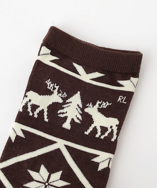 POLO RALPH LAUREN SOCKS / ポロラルフローレンソックス ソックス | ALLOVER SNOW FLAKE | 詳細2