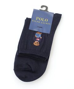 POLO RALPH LAUREN SOCKS / ポロラルフローレンソックス ソックス | ベア刺繍リブクルー