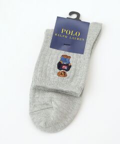 POLO RALPH LAUREN SOCKS / ポロラルフローレンソックス ソックス | ベア刺繍リブクルー