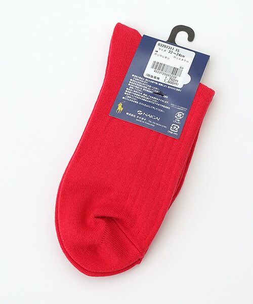 POLO RALPH LAUREN SOCKS / ポロラルフローレンソックス ソックス | ベア刺繍リブクルー | 詳細1