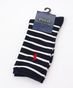 POLO RALPH LAUREN SOCKS / ポロラルフローレンソックス ソックス | ST.JAMESボーダー　クルー