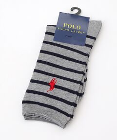 POLO RALPH LAUREN SOCKS / ポロラルフローレンソックス ソックス | ST.JAMESボーダー　クルー
