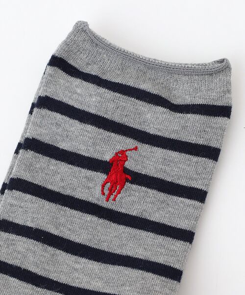 POLO RALPH LAUREN SOCKS / ポロラルフローレンソックス ソックス | ST.JAMESボーダー　クルー | 詳細2