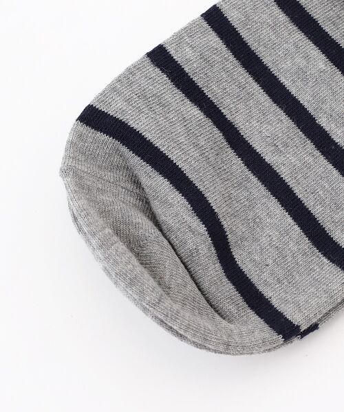 POLO RALPH LAUREN SOCKS / ポロラルフローレンソックス ソックス | ST.JAMESボーダー　クルー | 詳細3