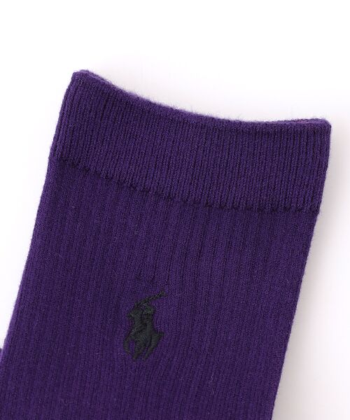 POLO RALPH LAUREN SOCKS / ポロラルフローレンソックス ソックス | ワンポイントリブ | 詳細2