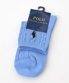 POLO RALPH LAUREN SOCKS / ポロラルフローレンソックス ソックス | ケーブル　ショートクルー