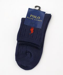 POLO RALPH LAUREN SOCKS / ポロラルフローレンソックス ソックス | ケーブル　ショートクルー