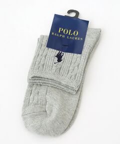 POLO RALPH LAUREN SOCKS / ポロラルフローレンソックス ソックス | ケーブル　ショートクルー