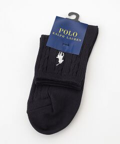 POLO RALPH LAUREN SOCKS / ポロラルフローレンソックス ソックス | ケーブル　ショートクルー