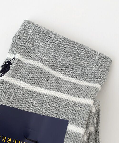 POLO RALPH LAUREN SOCKS / ポロラルフローレンソックス ソックス | ボーダー５本指 | 詳細4
