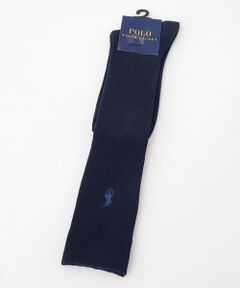 POLO RALPH LAUREN SOCKS / ポロラルフローレンソックス ソックス | 片面P/P刺繍36cm丈　ハイソックス