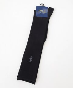 POLO RALPH LAUREN SOCKS / ポロラルフローレンソックス ソックス | 片面P/P刺繍36cm丈　ハイソックス