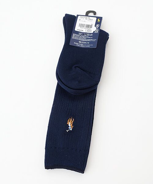 POLO RALPH LAUREN SOCKS / ポロラルフローレンソックス ソックス | マルチPP刺繍ハイソックス | 詳細1