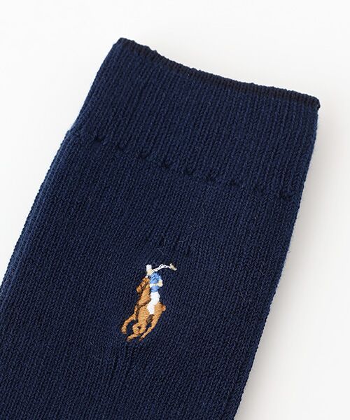 POLO RALPH LAUREN SOCKS / ポロラルフローレンソックス ソックス | マルチPP刺繍ハイソックス | 詳細3
