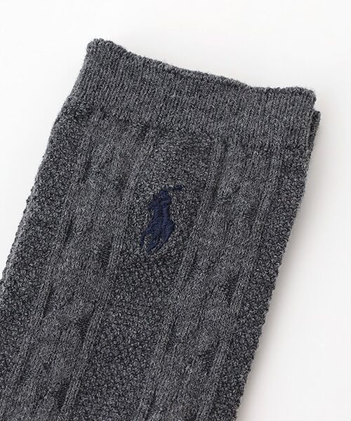 POLO RALPH LAUREN SOCKS / ポロラルフローレンソックス ソックス | CABLE ハイソックス | 詳細3