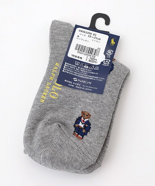 POLO RALPH LAUREN SOCKS / ポロラルフローレンソックス ソックス | ミニベアクルー | 詳細1