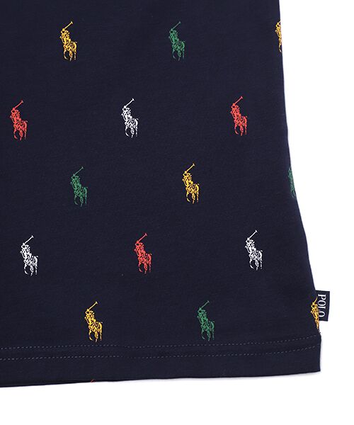 POLO RALPH LAUREN UNDERWEAR SLEEPWEAR / ポロ ラルフ ローレン アンダーウェア スリープウェア ルームウェア | ショートスリーブクルーネックシャツ マルチカラーポロプレイヤープリント | 詳細3