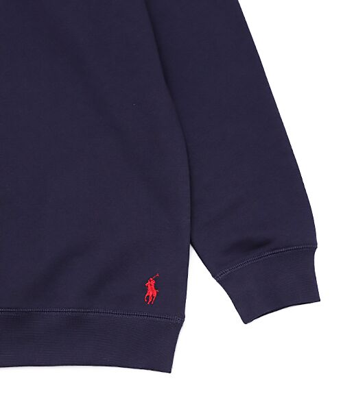 POLO RALPH LAUREN UNDERWEAR SLEEPWEAR / ポロ ラルフ ローレン アンダーウェア スリープウェア ルームウェア | ブラッシュドフリース ロングスリーブ クルーネック | 詳細4