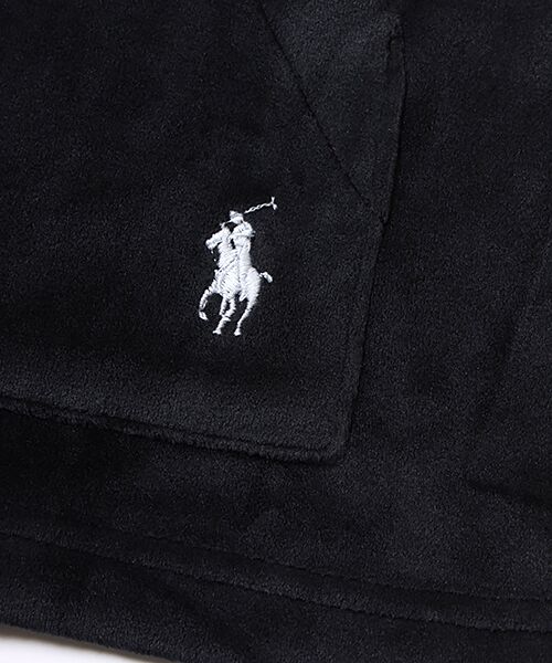 POLO RALPH LAUREN UNDERWEAR SLEEPWEAR / ポロ ラルフ ローレン アンダーウェア スリープウェア ルームウェア | ブラッシュドベロア フーディー ロングスリーブ | 詳細1