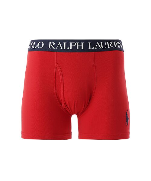 POLO RALPH LAUREN UNDERWEAR SLEEPWEAR/ポロ ラルフ ローレン アンダーウェア スリープウェア ボクサーブリーフ PP刺繍 レッド M POLO RALPH LAUREN UNDERWEAR SLEEPWEAR/ポロ ラルフ ローレン アンダーウェア スリープウェア ボクサーブリーフ PP刺繍 レッド M