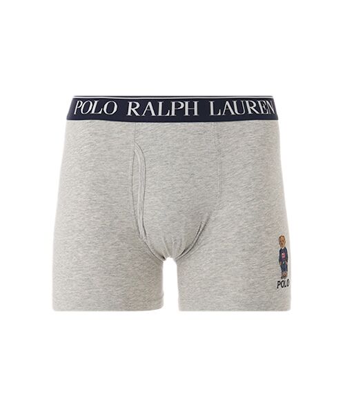 POLO RALPH LAUREN UNDERWEAR SLEEPWEAR/ポロ ラルフ ローレン アンダーウェア スリープウェア ボクサーブリーフ コアフラッグセーターベア刺繍 ヘザーグレー M POLO RALPH LAUREN UNDERWEAR SLEEPWEAR/ポロ ラルフ ローレン アンダーウェア スリープウェア ボクサーブリーフ コアフラッグセーターベア刺繍 ヘザーグレー M