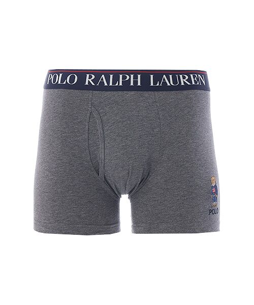 POLO RALPH LAUREN UNDERWEAR SLEEPWEAR / ポロ ラルフ ローレン アンダーウェア スリープウェア ボクサーパンツ・ブリーフ | ボクサーブリーフ コアフラッグセーターベア刺繍（ヘザーチャコール ）