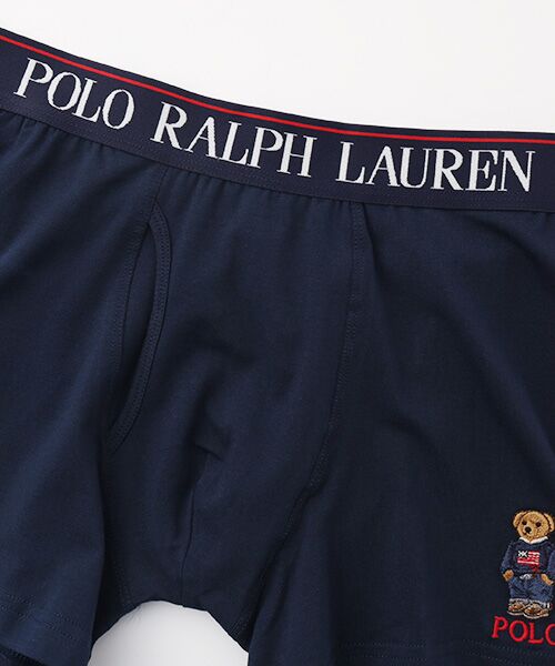 POLO RALPH LAUREN UNDERWEAR SLEEPWEAR / ポロ ラルフ ローレン アンダーウェア スリープウェア ボクサーパンツ・ブリーフ | ボクサーブリーフ　コアフラッグセーターベア刺繍 | 詳細4