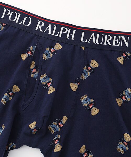 POLO RALPH LAUREN UNDERWEAR SLEEPWEAR / ポロ ラルフ ローレン アンダーウェア スリープウェア ボクサーパンツ・ブリーフ | ボクサーブリーフ　コアフラッグセーターベアオールオーバープリント | 詳細4