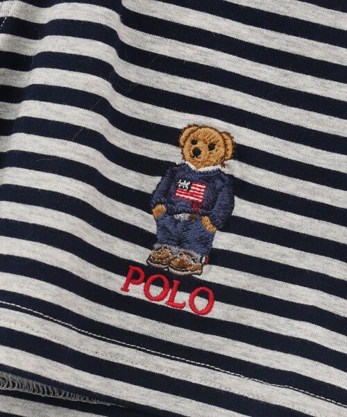 POLO RALPH LAUREN UNDERWEAR SLEEPWEAR / ポロ ラルフ ローレン アンダーウェア スリープウェア ボクサーパンツ・ブリーフ | ボクサーブリーフ　ストライプ コアフラッグセーターベア刺繍 | 詳細3