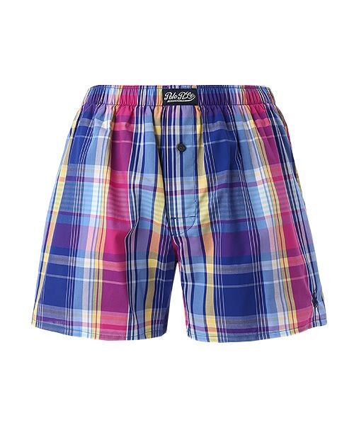 POLO RALPH LAUREN UNDERWEAR SLEEPWEAR/ポロ ラルフ ローレン アンダーウェア スリープウェア トランクス カバナチェック ネイビー M POLO RALPH LAUREN UNDERWEAR SLEEPWEAR/ポロ ラルフ ローレン アンダーウェア スリープウェア トランクス カバナチェック ネイビー M