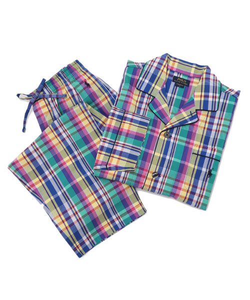 POLO RALPH LAUREN UNDERWEAR SLEEPWEAR/ポロ ラルフ ローレン アンダーウェア スリープウェア パジャマ モーガンチェック ネイビー LL POLO RALPH LAUREN UNDERWEAR SLEEPWEAR/ポロ ラルフ ローレン アンダーウェア スリープウェア パジャマ モーガンチェック ネイビー LL