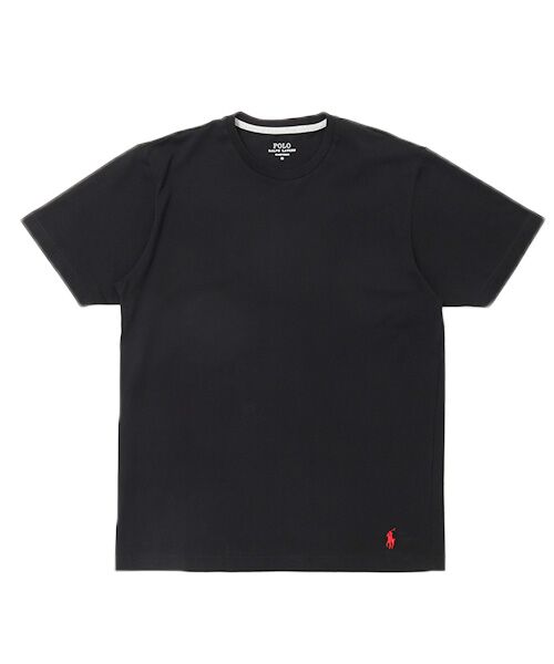POLO RALPH LAUREN UNDERWEAR SLEEPWEAR/ポロ ラルフ ローレン アンダーウェア スリープウェア ショートスリーブクルーネック ブラック LL POLO RALPH LAUREN UNDERWEAR SLEEPWEAR/ポロ ラルフ ローレン アンダーウェア スリープウェア ショートスリーブクルーネック ブラック LL