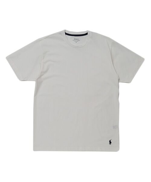 POLO RALPH LAUREN UNDERWEAR SLEEPWEAR/ポロ ラルフ ローレン アンダーウェア スリープウェア ショートスリーブクルーネック ホワイト LL POLO RALPH LAUREN UNDERWEAR SLEEPWEAR/ポロ ラルフ ローレン アンダーウェア スリープウェア ショートスリーブクルーネック ホワイト LL