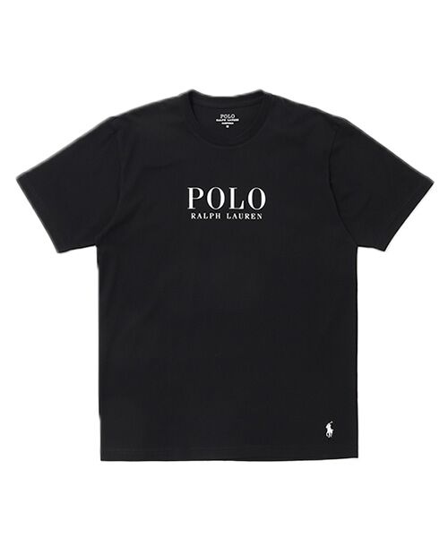POLO RALPH LAUREN UNDERWEAR SLEEPWEAR/ポロ ラルフ ローレン アンダーウェア スリープウェア ショートスリーブクルーネック ロゴプリント ブラック M POLO RALPH LAUREN UNDERWEAR SLEEPWEAR/ポロ ラルフ ローレン アンダーウェア スリープウェア ショートスリーブクルーネック ロゴプリント ブラック M