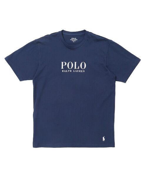 POLO RALPH LAUREN UNDERWEAR SLEEPWEAR/ポロ ラルフ ローレン アンダーウェア スリープウェア ショートスリーブクルーネック ロゴプリント ネイビー L POLO RALPH LAUREN UNDERWEAR SLEEPWEAR/ポロ ラルフ ローレン アンダーウェア スリープウェア ショートスリーブクルーネック ロゴプリント ネイビー L