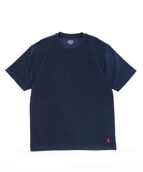 POLO RALPH LAUREN UNDERWEAR SLEEPWEAR/ポロ ラルフ ローレン アンダーウェア スリープウェア テリークロス クルーネック ネイビー LL POLO RALPH LAUREN UNDERWEAR SLEEPWEAR/ポロ ラルフ ローレン アンダーウェア スリープウェア テリークロス クルーネック ネイビー LL