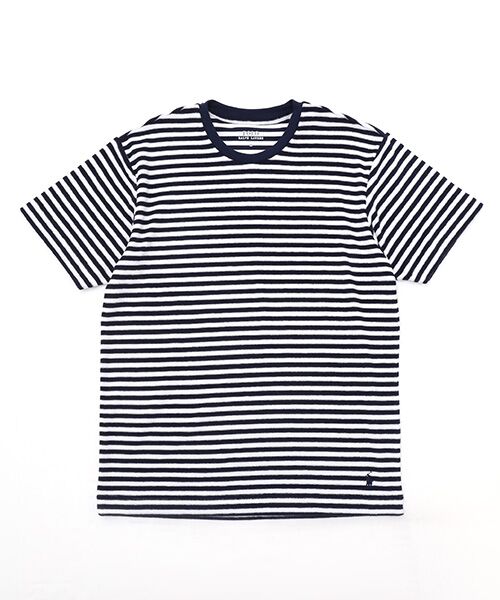 POLO RALPH LAUREN UNDERWEAR SLEEPWEAR/ポロ ラルフ ローレン アンダーウェア スリープウェア テリークロス クルーネック ネイビー×ホワイト LL POLO RALPH LAUREN UNDERWEAR SLEEPWEAR/ポロ ラルフ ローレン アンダーウェア スリープウェア テリークロス クルーネック ネイビー×ホワイト LL