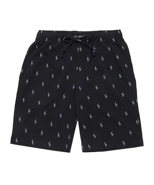 POLO RALPH LAUREN UNDERWEAR SLEEPWEAR/ポロ ラルフ ローレン アンダーウェア スリープウェア スリープショートパンツ PPプリント ブラック M POLO RALPH LAUREN UNDERWEAR SLEEPWEAR/ポロ ラルフ ローレン アンダーウェア スリープウェア スリープショートパンツ PPプリント ブラック M