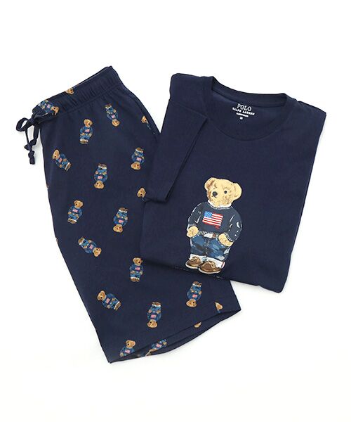 POLO RALPH LAUREN UNDERWEAR SLEEPWEAR/ポロ ラルフ ローレン アンダーウェア スリープウェア スリープウェアセット コアフラッグセーターベア ネイビー L POLO RALPH LAUREN UNDERWEAR SLEEPWEAR/ポロ ラルフ ローレン アンダーウェア スリープウェア スリープウェアセット コアフラッグセーターベア ネイビー L