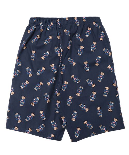 POLO RALPH LAUREN UNDERWEAR SLEEPWEAR / ポロ ラルフ ローレン アンダーウェア スリープウェア ルームウェア | スリープショートパンツ コアフラッグセーターベア オールオーバープリント | 詳細1