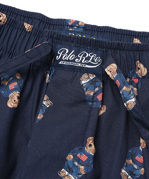 POLO RALPH LAUREN UNDERWEAR SLEEPWEAR / ポロ ラルフ ローレン アンダーウェア スリープウェア ルームウェア | スリープショートパンツ コアフラッグセーターベア オールオーバープリント | 詳細4