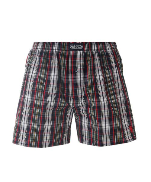 POLO RALPH LAUREN UNDERWEAR SLEEPWEAR/ポロ ラルフ ローレン アンダーウェア スリープウェア トランクス イネスチェック ブラック LL