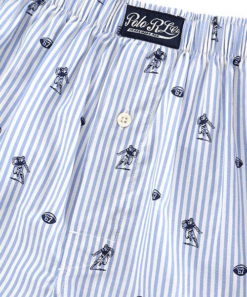 POLO RALPH LAUREN UNDERWEAR SLEEPWEAR / ポロ ラルフ ローレン アンダーウェア スリープウェア トランクス | トランクス ティックストライプフットボール | 詳細2
