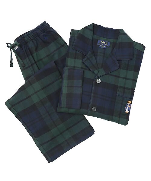 フランネルパジャマ ブラックウォッチ （ルームウェア）｜POLO RALPH