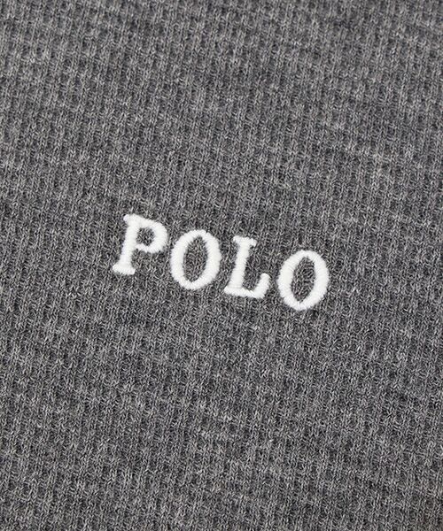 POLO RALPH LAUREN UNDERWEAR SLEEPWEAR / ポロ ラルフ ローレン アンダーウェア スリープウェア ルームウェア | ワッフルロングスリーブクルーネック | 詳細2